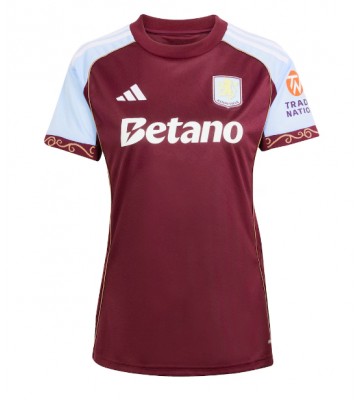 Aston Villa Boubacar Kamara #44 Hjemmebanetrøje Dame 2025-26 Kortærmet